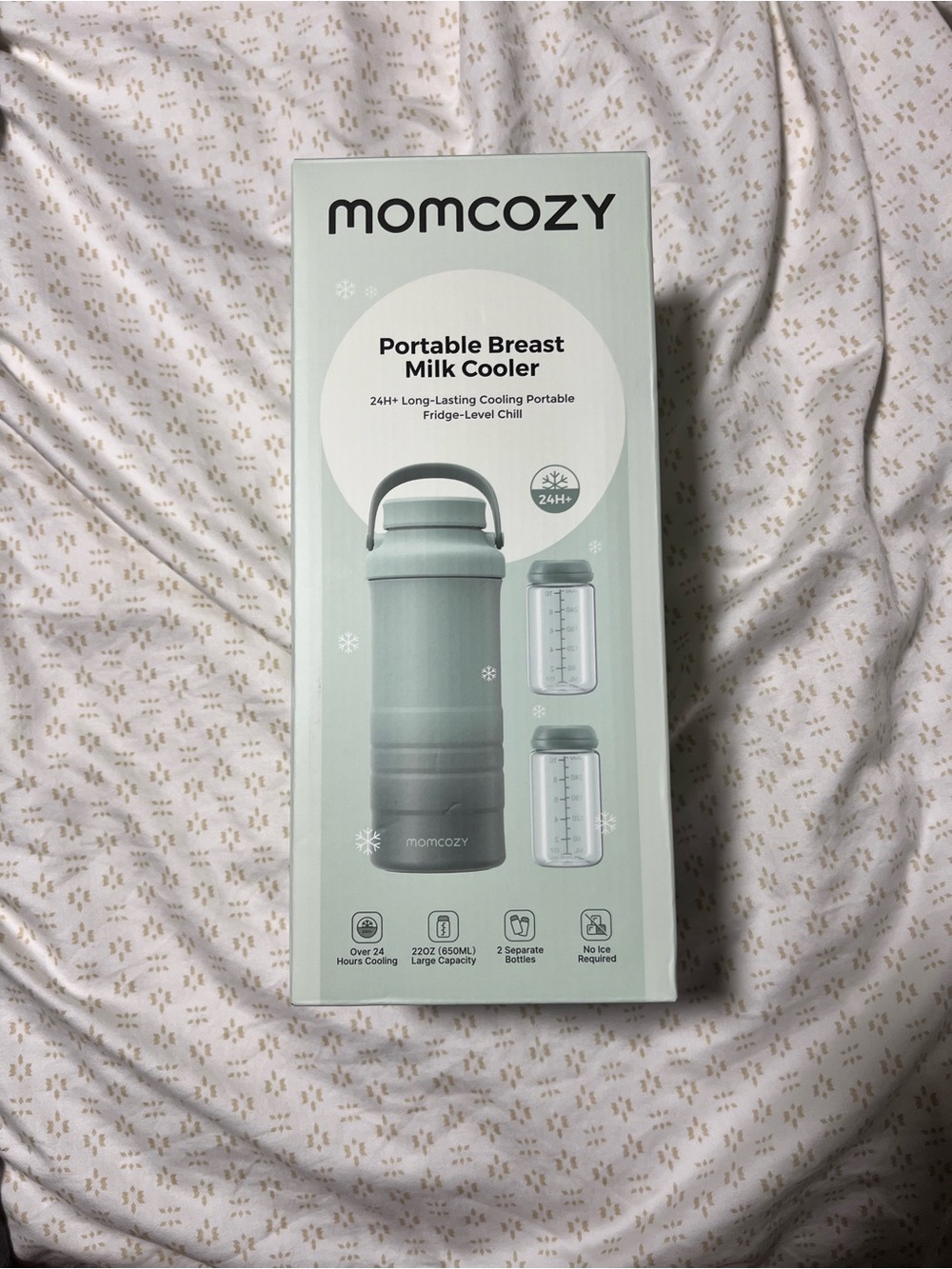 Portable Breast Milk Cooler - Mint Green